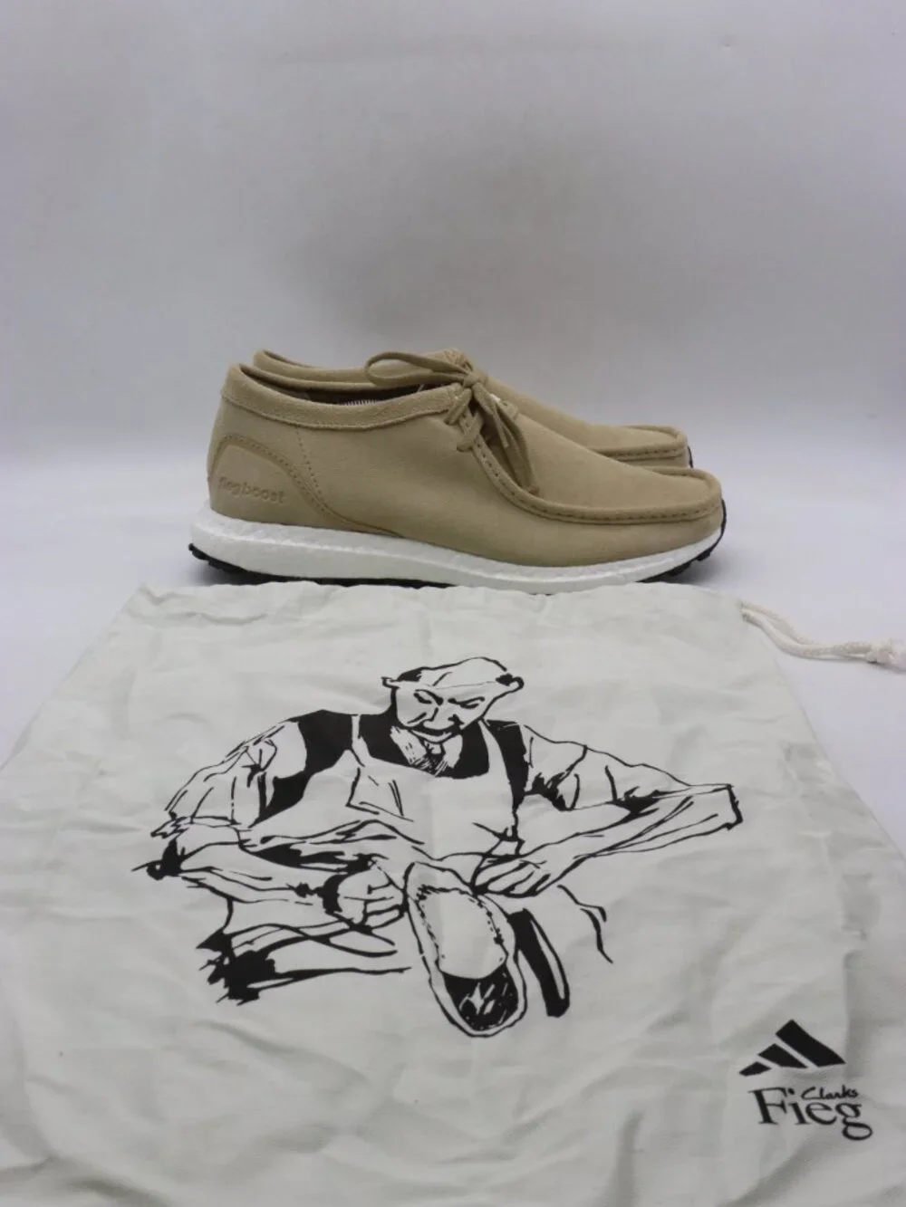 Adidas x Ronnie Fieg Kith x Clarks Wallabees Ultra Boost Men's 13 Suede Shoes